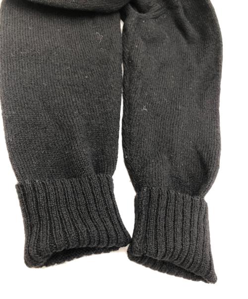 The shepherd UNDERCOVER（ザシェパード アンダーカバー）the shepherd UNDERCOVER (ザシェパード アンダーカバー) ローゲージラグランクルーネックニット ブラック サイズ:SIZE 3の古着・服飾アイテム