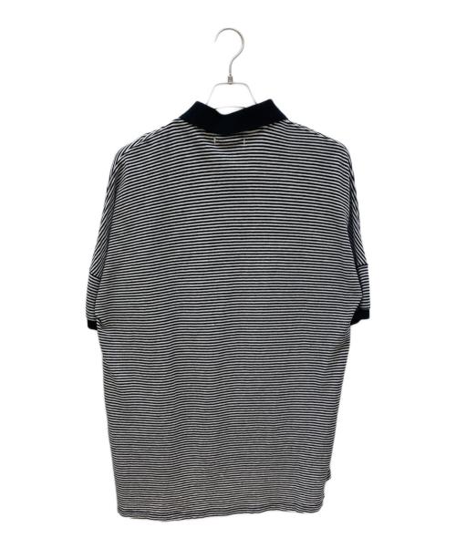 nonnative（ノンネイティブ）nonnative (ノンネイティブ) CLERK S/S POLO SHIRT C/L ホワイト×ブラック サイズ:1の古着・服飾アイテム