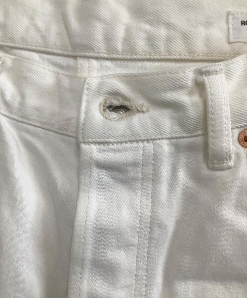 Ron Herman（ロンハーマン）Ron Herman (ロンハーマン) Off White Slim Straight Fit Denim Pants ホワイト サイズ:32の古着・服飾アイテム
