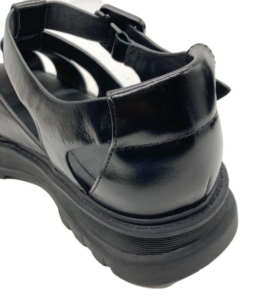 MANA（マナ）MANA (マナ) グルカストラップサンダル　531148-1 ブラック サイズ:37の古着・服飾アイテム