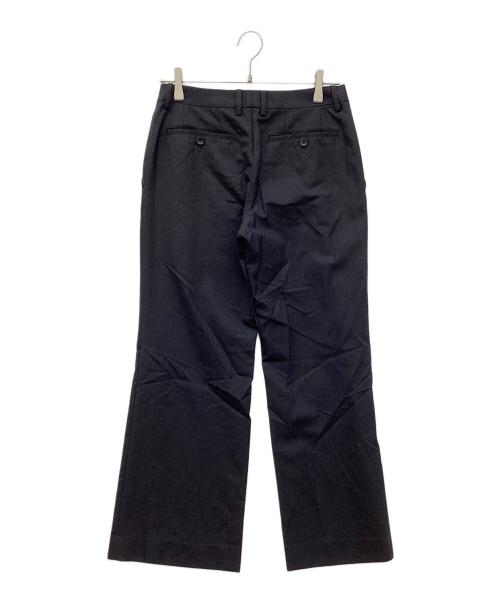 ISSEY MIYAKE FETE（イッセイミヤケフェット）ISSEY MIYAKE FETE (イッセイミヤケフェット) ウールストライプパンツ ブラック サイズ:2の古着・服飾アイテム