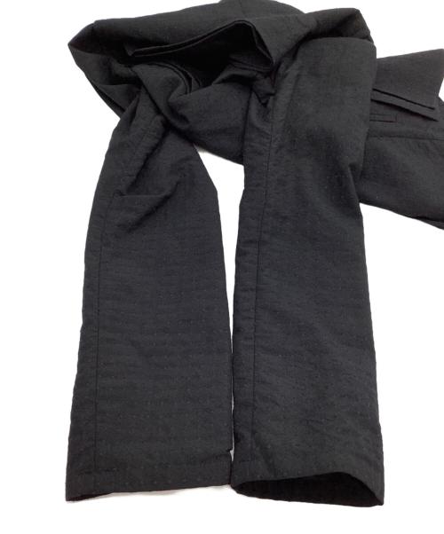 ISSEY MIYAKE FETE（イッセイミヤケフェット）ISSEY MIYAKE FETE (イッセイミヤケフェット) ドットジャガードジャケット ブラック サイズ:2の古着・服飾アイテム