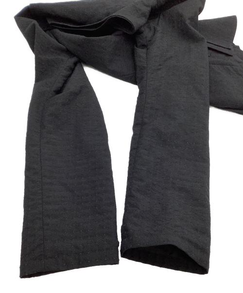 ISSEY MIYAKE FETE（イッセイミヤケフェット）ISSEY MIYAKE FETE (イッセイミヤケフェット) ドットジャガードジャケット ブラック サイズ:2の古着・服飾アイテム