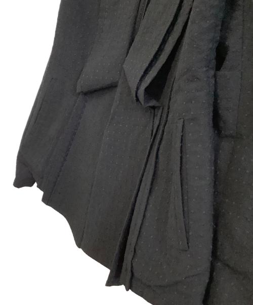 ISSEY MIYAKE FETE（イッセイミヤケフェット）ISSEY MIYAKE FETE (イッセイミヤケフェット) ドットジャガードジャケット ブラック サイズ:2の古着・服飾アイテム
