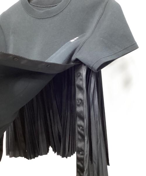 NIKE（ナイキ）NIKE (ナイキ) sacai (サカイ) プリーツカットソー ネイビー サイズ:Lの古着・服飾アイテム