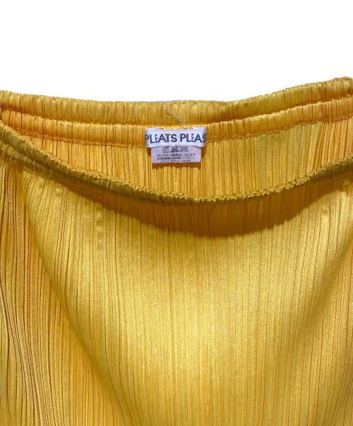 PLEATS PLEASE（プリーツプリーズ）PLEATS PLEASE (プリーツプリーズ) プリーツスカート イエロー サイズ:2の古着・服飾アイテム
