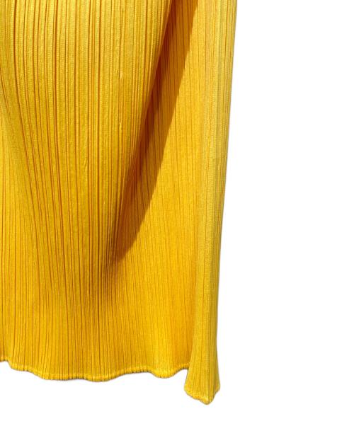 PLEATS PLEASE（プリーツプリーズ）PLEATS PLEASE (プリーツプリーズ) プリーツスカート イエロー サイズ:2の古着・服飾アイテム