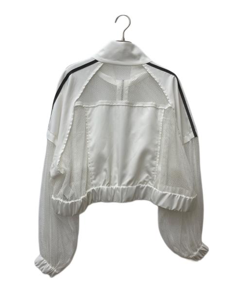 HARE（ハレ）HARE (ハレ) メッシュキリカエトラックジャケット HAL07352AD ホワイト サイズ:F 未使用品の古着・服飾アイテム