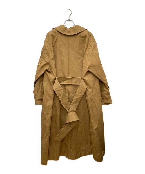ZARA（ザラ）ZARA (ザラ) STUDIO NICHOLSON (スタジオ ニコルソン) オーバーサイズトレンチコート 2012/722/049 キャメル サイズ:XS-Sの古着・服飾アイテム
