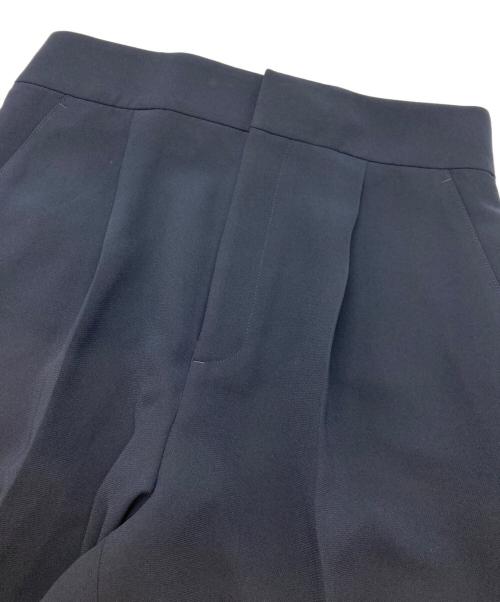 uncrave（アンクレイヴ）uncrave (アンクレイヴ) ウォッシャブル ダブルクロス テーパードパンツ ネイビー サイズ:3の古着・服飾アイテム