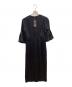 Demi-Luxe Beams (デミルクス ビームス) ボリュームスリーブ ワンピース ネイビー サイズ:SIZE 38 未使用品：6000円