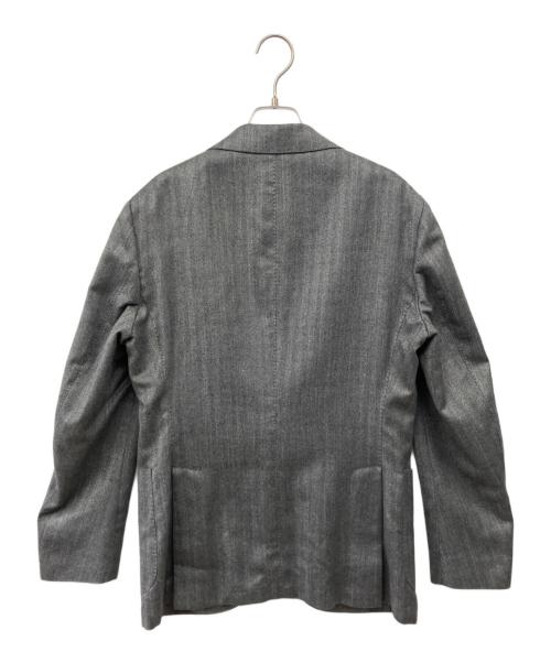 BARBA（バルバ）BARBA (バルバ) シルクカシミヤ3Bジャケット グレー サイズ:48の古着・服飾アイテム