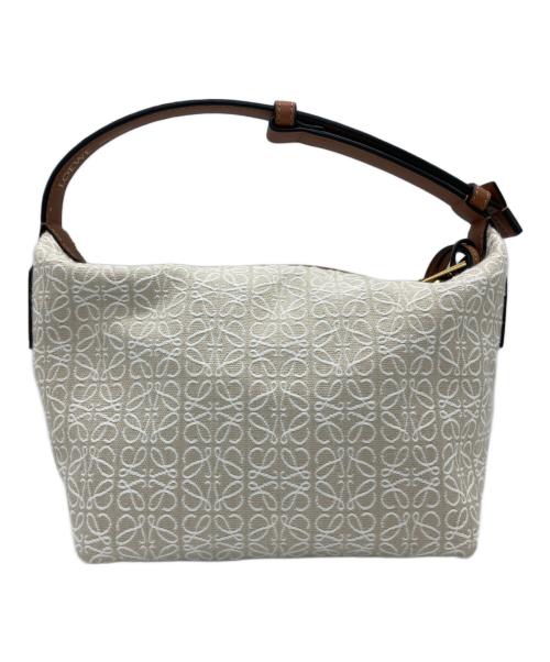 LOEWE（ロエベ）LOEWE (ロエベ) ハンドバッグ ベージュ×ブラウンの古着・服飾アイテム