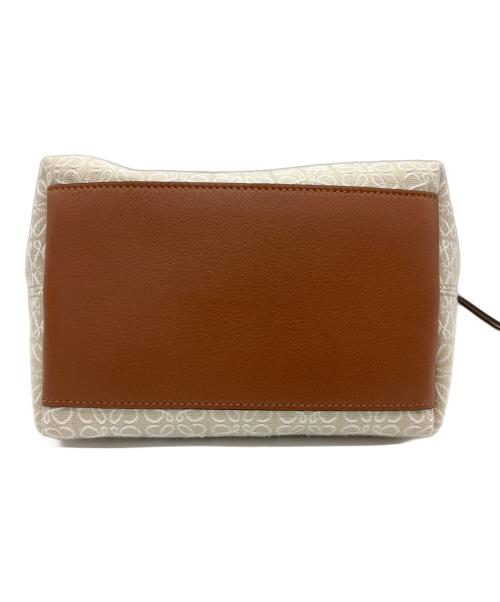 LOEWE（ロエベ）LOEWE (ロエベ) ハンドバッグ ベージュ×ブラウンの古着・服飾アイテム