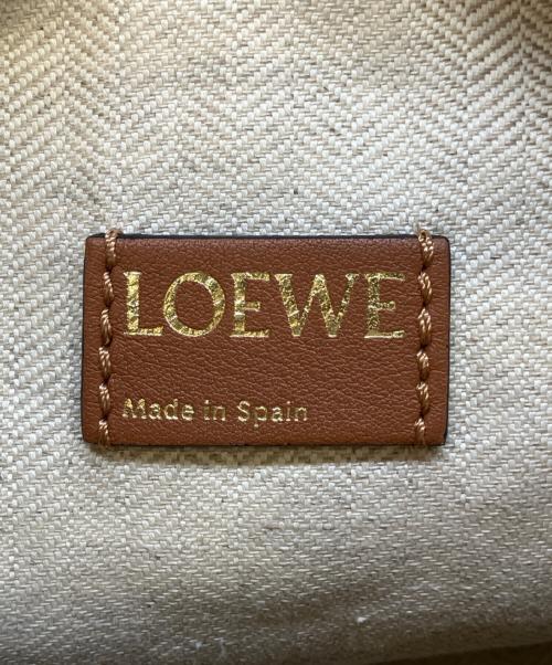 LOEWE（ロエベ）LOEWE (ロエベ) ハンドバッグ ベージュ×ブラウンの古着・服飾アイテム