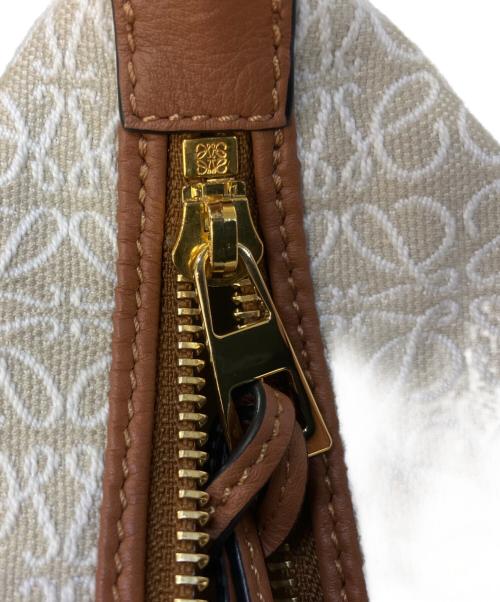 LOEWE（ロエベ）LOEWE (ロエベ) ハンドバッグ ベージュ×ブラウンの古着・服飾アイテム