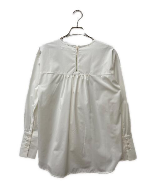 maison de Dolce.（メゾンドドルチェ）maison de Dolce. (メゾンドドルチェ) フリルブラウス ホワイト サイズ:Fの古着・服飾アイテム