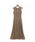 Her lip to（ハーリップトゥ）の古着「Back Lace-Up Cotton Long Dress」｜ピンクベージュ