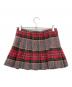 Vivienne Westwood RED LABEL (ヴィヴィアンウエストウッドレッドレーベル) ベルテッドウールラップチェックスカート レッド サイズ:1：6000円
