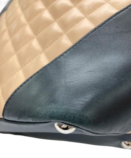 CHANEL（シャネル）CHANEL (シャネル) カンボン/トートバッグ ベージュ×ブラック サイズ:-の古着・服飾アイテム