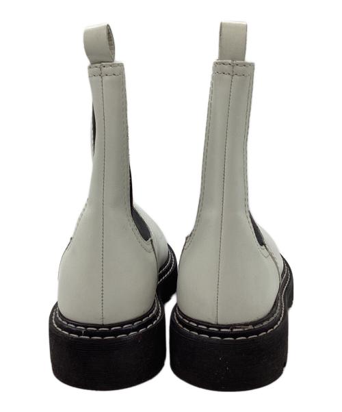 GALERIE VIE（ギャルリーヴィー）GALERIE VIE (ギャルリーヴィー) サイドゴアブーツ ホワイト サイズ:37の古着・服飾アイテム