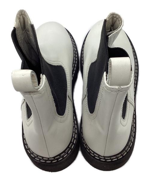 GALERIE VIE（ギャルリーヴィー）GALERIE VIE (ギャルリーヴィー) サイドゴアブーツ ホワイト サイズ:37の古着・服飾アイテム