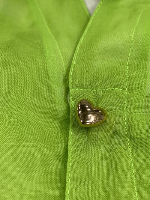 iDea Luce（イデア ルーチェ）iDea Luce (イデア ルーチェ) ASAKOブラウス グリーン サイズ:Fの古着・服飾アイテム