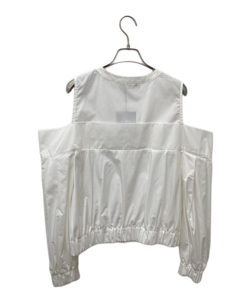 Cen.（セン）Cen. (セン) オフショルブラウス cen24ss02p12-1 ホワイト サイズ:Fの古着・服飾アイテム