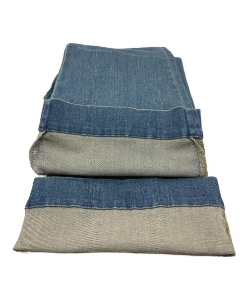 Tu es mon TRESOR（トゥ エ モン トレゾア）Tu es mon TRESOR (トゥ エ モン トレゾア) デニムパンツ ブルー サイズ:25の古着・服飾アイテム