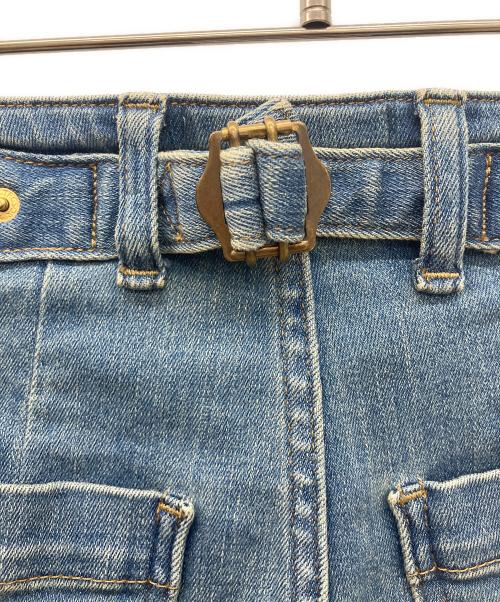 Tu es mon TRESOR（トゥ エ モン トレゾア）Tu es mon TRESOR (トゥ エ モン トレゾア) デニムパンツ ブルー サイズ:25の古着・服飾アイテム