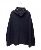 GRAN SASSOグランサッソ）の古着「ニットポンチョ 13206039906」｜ブラック