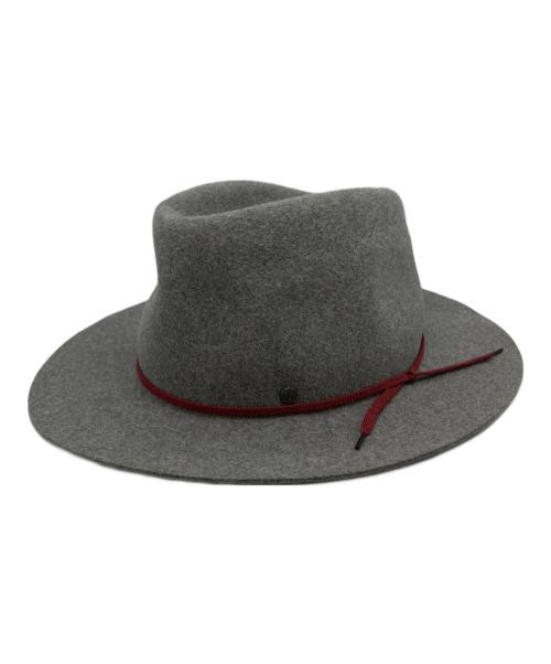 maison michel paris（メゾン・ミッシェル パリ）MAISON MICHEL paris (メゾン・ミッシェル パリ) Mロゴウールハット グレー サイズ:Mの古着・服飾アイテム