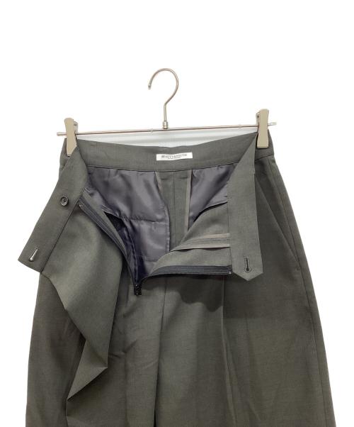 BEAUTY&YOUTH（ビューティーアンドユース）BEAUTY&YOUTH (ビューティーアンドユース) ポプリン ラップ ワイドパンツ グレー サイズ:Ｓの古着・服飾アイテム