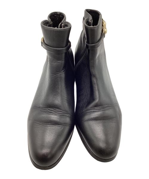 HIMIKO（ヒミコ）HIMIKO (ヒミコ) ビットモチーフショートブーツ ブラック サイズ:24の古着・服飾アイテム