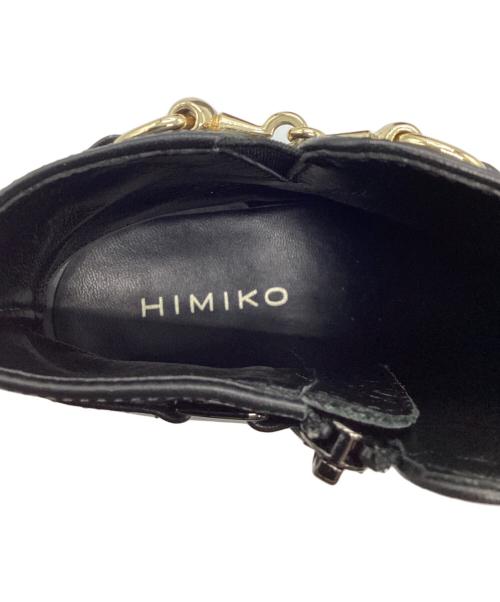 HIMIKO（ヒミコ）HIMIKO (ヒミコ) ビットモチーフショートブーツ ブラック サイズ:24の古着・服飾アイテム