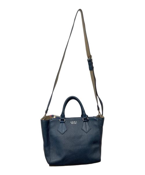 A.D.M.J.（エーディーエムジェイ）A.D.M.J. (エーディーエムジェイ) 2WAYバッグ ネイビーの古着・服飾アイテム