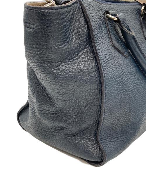 A.D.M.J.（エーディーエムジェイ）A.D.M.J. (エーディーエムジェイ) 2WAYバッグ ネイビーの古着・服飾アイテム