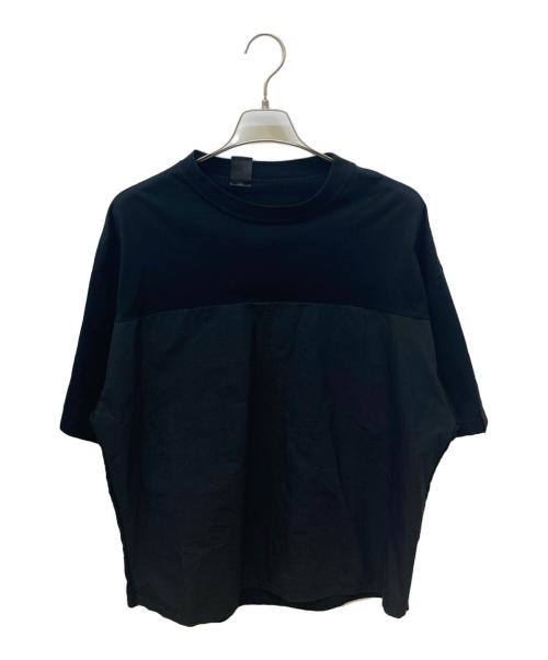 N.HOOLYWOOD（エヌ ハリウッド）N.HOOLYWOOD (エヌ ハリウッド) 切替Tシャツ ブラック サイズ:40の古着・服飾アイテム