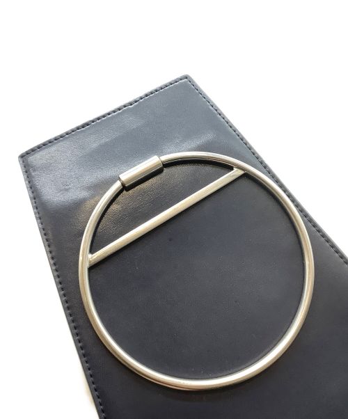 CHARLES & KEITH（チャールズアンドキース）CHARLES & KEITH (チャールズ＆キース) チェーンショルダーハンドルバッグ ネイビーの古着・服飾アイテム