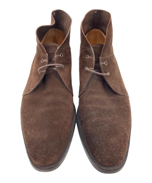 JOHN LOBB（ジョンロブ）JOHN LOBB (ジョンロブ) スウェードチャッカーブーツ ブラウン サイズ:8Eの古着・服飾アイテム