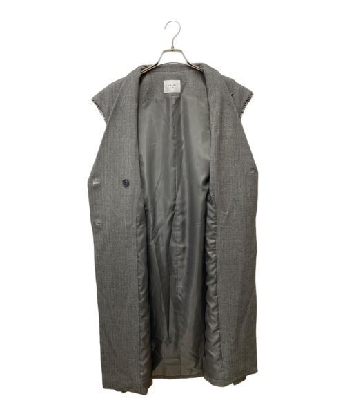 Ameri（アメリ）Ameri (アメリ) HERRINGBONE LONG JACKET ブラック サイズ:Freeの古着・服飾アイテム