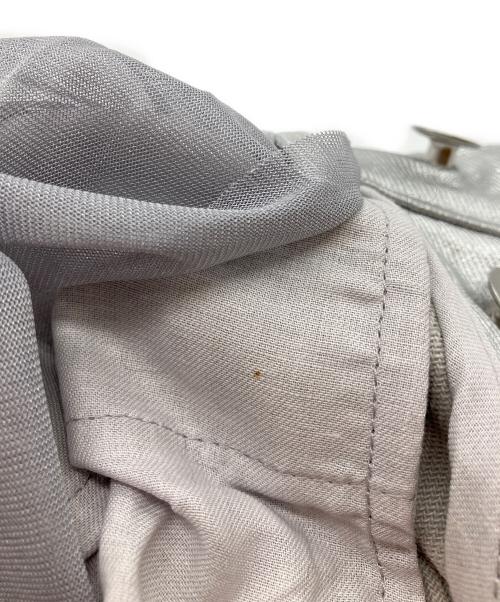 AULA AILA（アウラアイラ）AULA AILA (アウラアイラ) REVERSIBLE TULLE COMBINATION SKIRT シルバーの古着・服飾アイテム