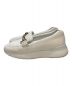 TOD'S (トッズ) Alber Elbaz (アルベール エルバス) ダブルT モカシンスニーカー ホワイト サイズ:35：10000円