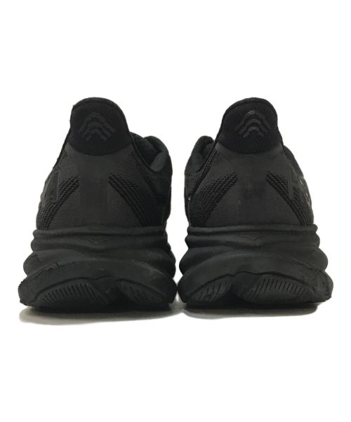 HOKAONEONE（ホカオネオネ）HOKAONEONE (ホカオネオネ) CLIFTON 9 クリフトン スニーカー ブラック サイズ:27.5cmの古着・服飾アイテム