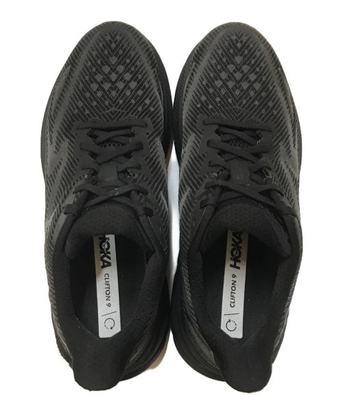 HOKAONEONE（ホカオネオネ）HOKAONEONE (ホカオネオネ) CLIFTON 9 クリフトン スニーカー ブラック サイズ:27.5cmの古着・服飾アイテム