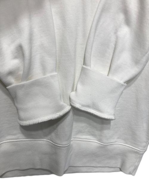 maison kitsune（メゾンキツネ）maison kitsune (メゾンキツネ) ダブルフォックスヘッド パッチ クラシック スウェットシャツ ホワイト サイズ:XSの古着・服飾アイテム