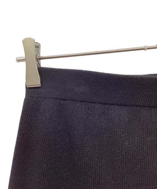 SALON adam et rope'（サロンアダムエロペ）SALON adam et rope' (サロンアダムエロペ) シアーナローニットスカート ブラック サイズ:FREEの古着・服飾アイテム