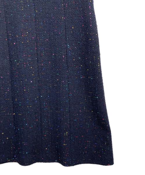 ANAYI（アナイ）ANAYI (アナイ) コズミックツイードジャンパースカート ネイビー サイズ:38の古着・服飾アイテム
