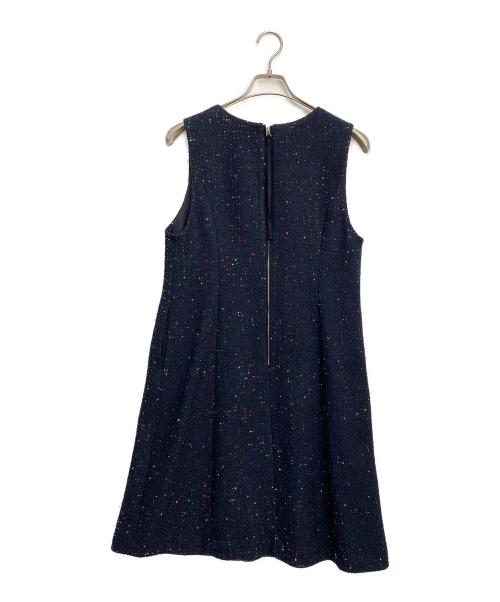 ANAYI（アナイ）ANAYI (アナイ) コズミックツイードジャンパースカート ネイビー サイズ:38の古着・服飾アイテム