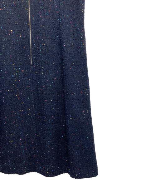 ANAYI（アナイ）ANAYI (アナイ) コズミックツイードジャンパースカート ネイビー サイズ:38の古着・服飾アイテム